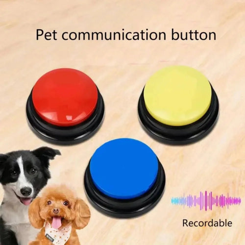 Botones grabables de colores para perros y gatos